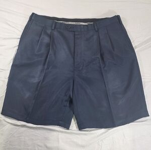 Jos. A. Bank Navy Pleat Front Leadbetter Golf Shorts